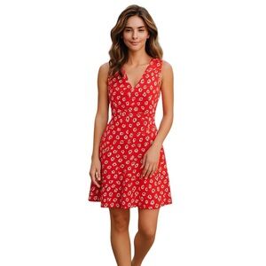Draper James Red Floral Mini Dress